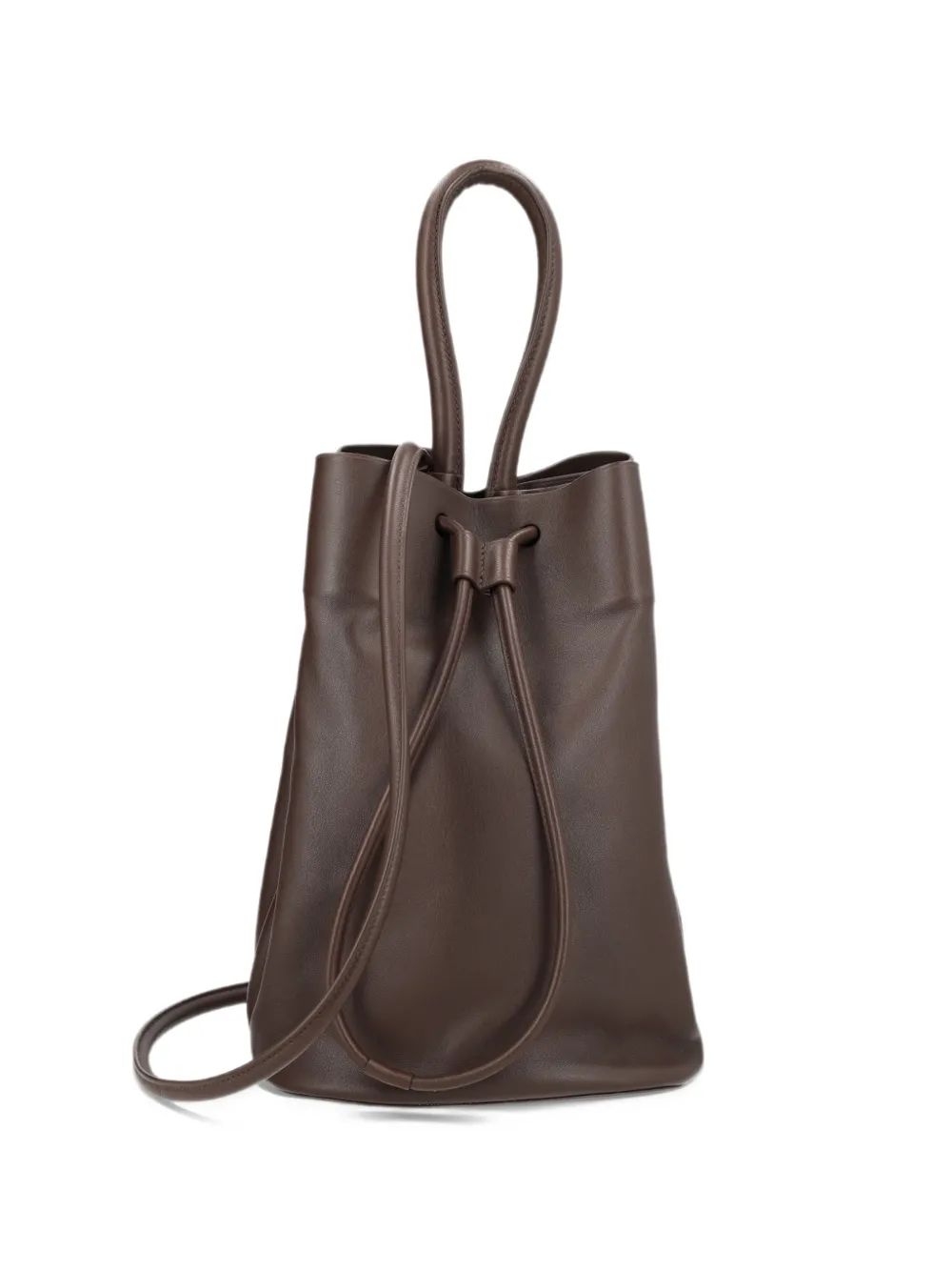 Uma Wang leather bucket bag - Marrone