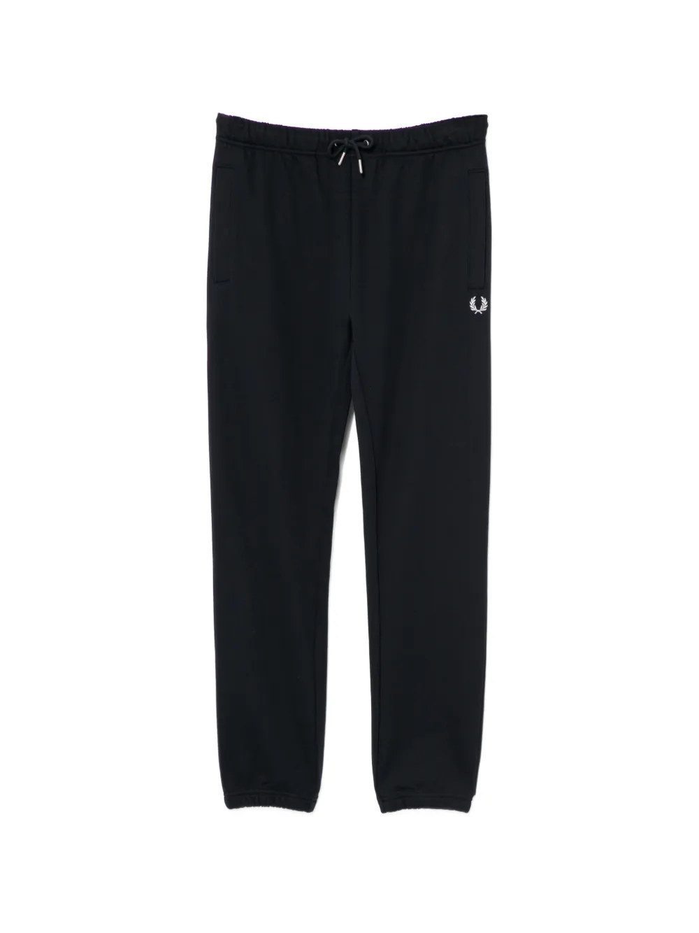 Fred Perry logo-embroidered drawstring track pants - Nero