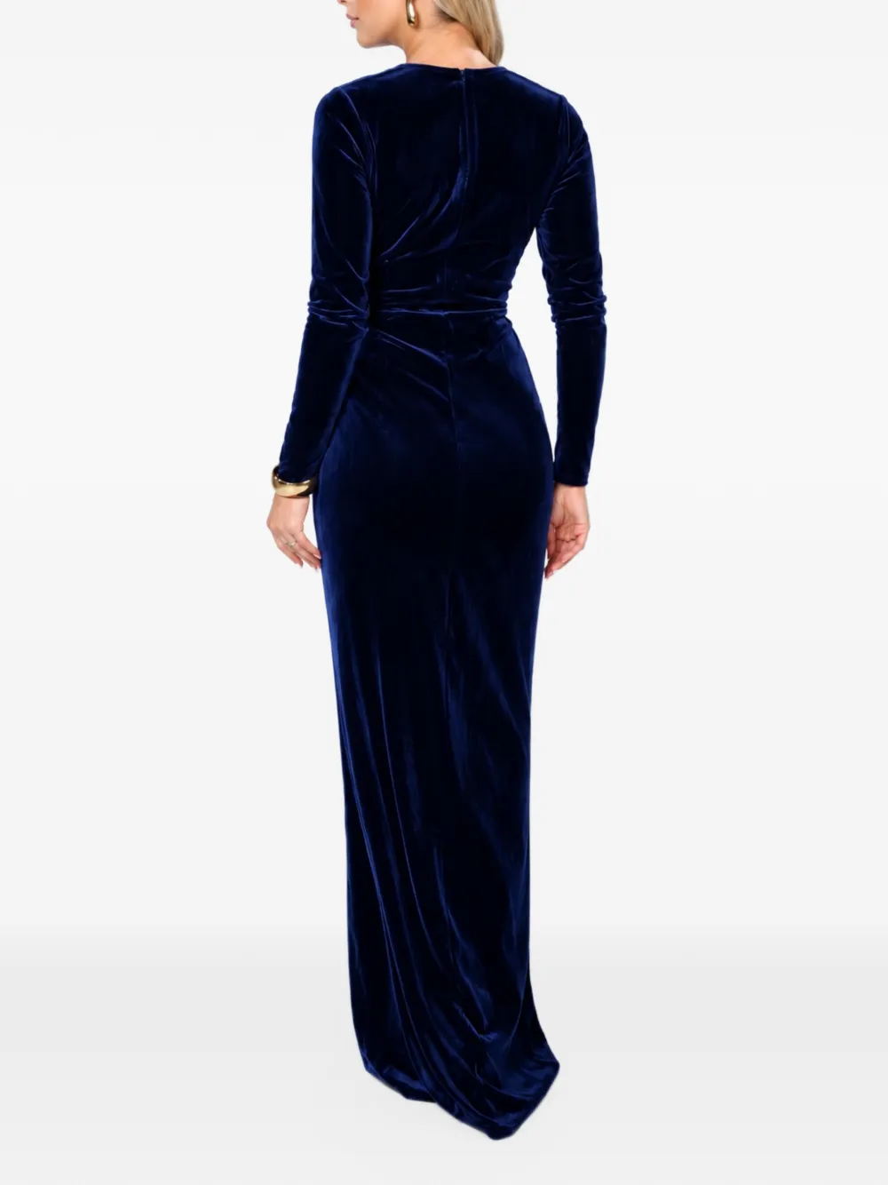 ROSERRY twist-detail Scarlett maxi dress Blauw