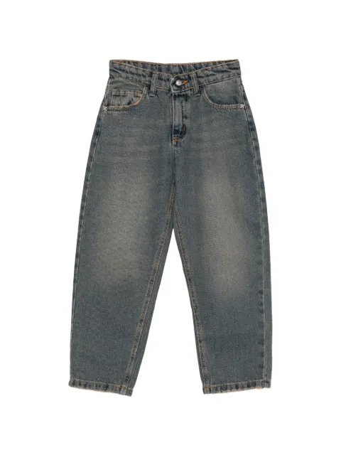 John Richmond Junior logo-patch distressed-effect jeans