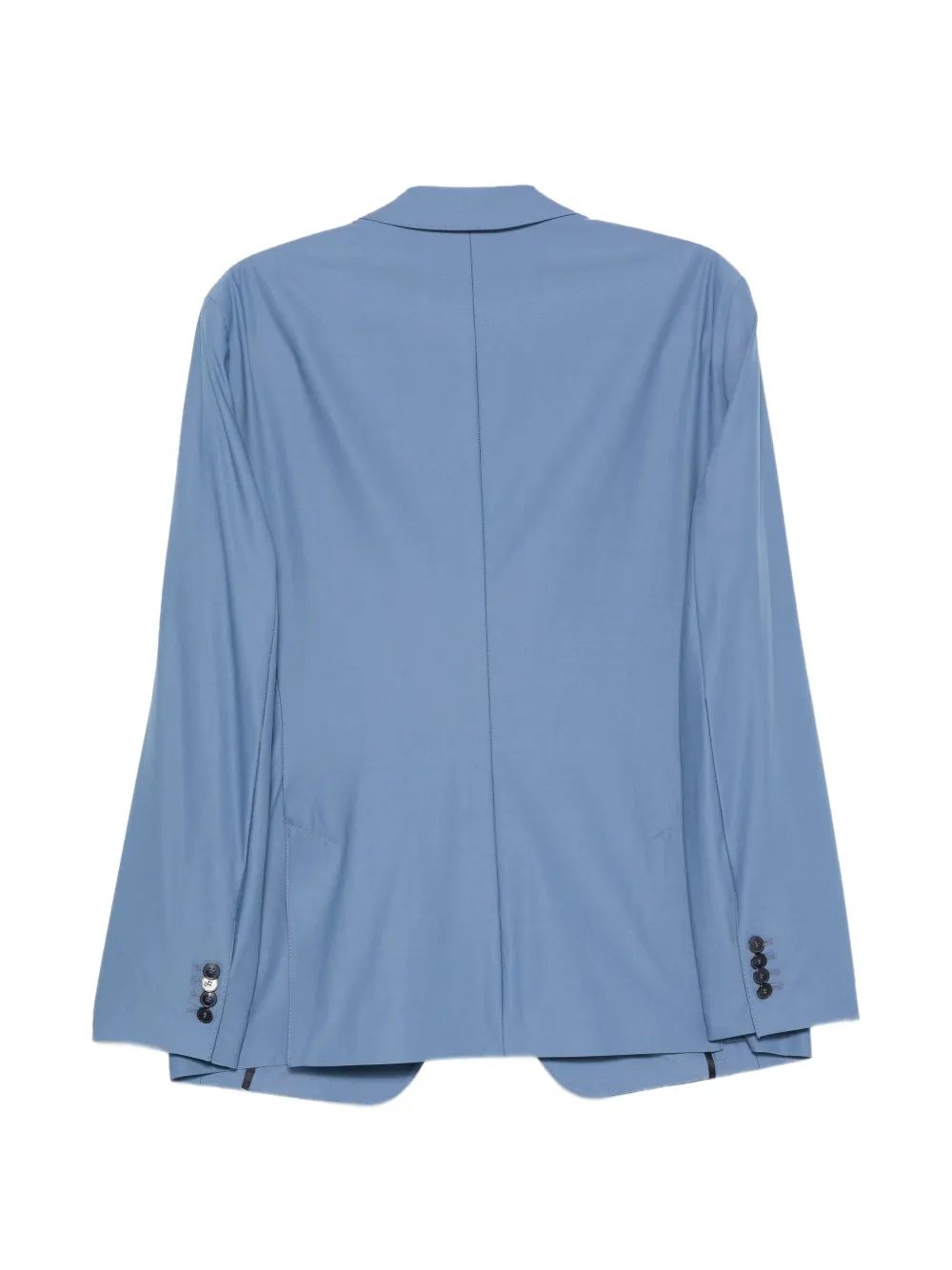 Karl Lagerfeld Smart notch-lapel single-breasted blazer Blauw