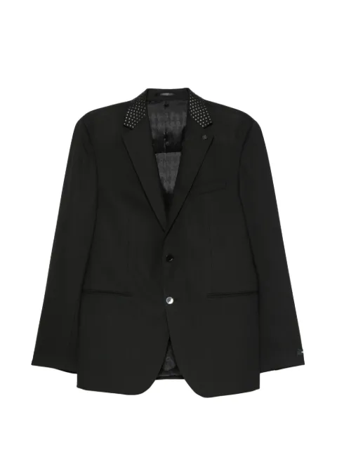 Karl Lagerfeld Call studded-collar blazer