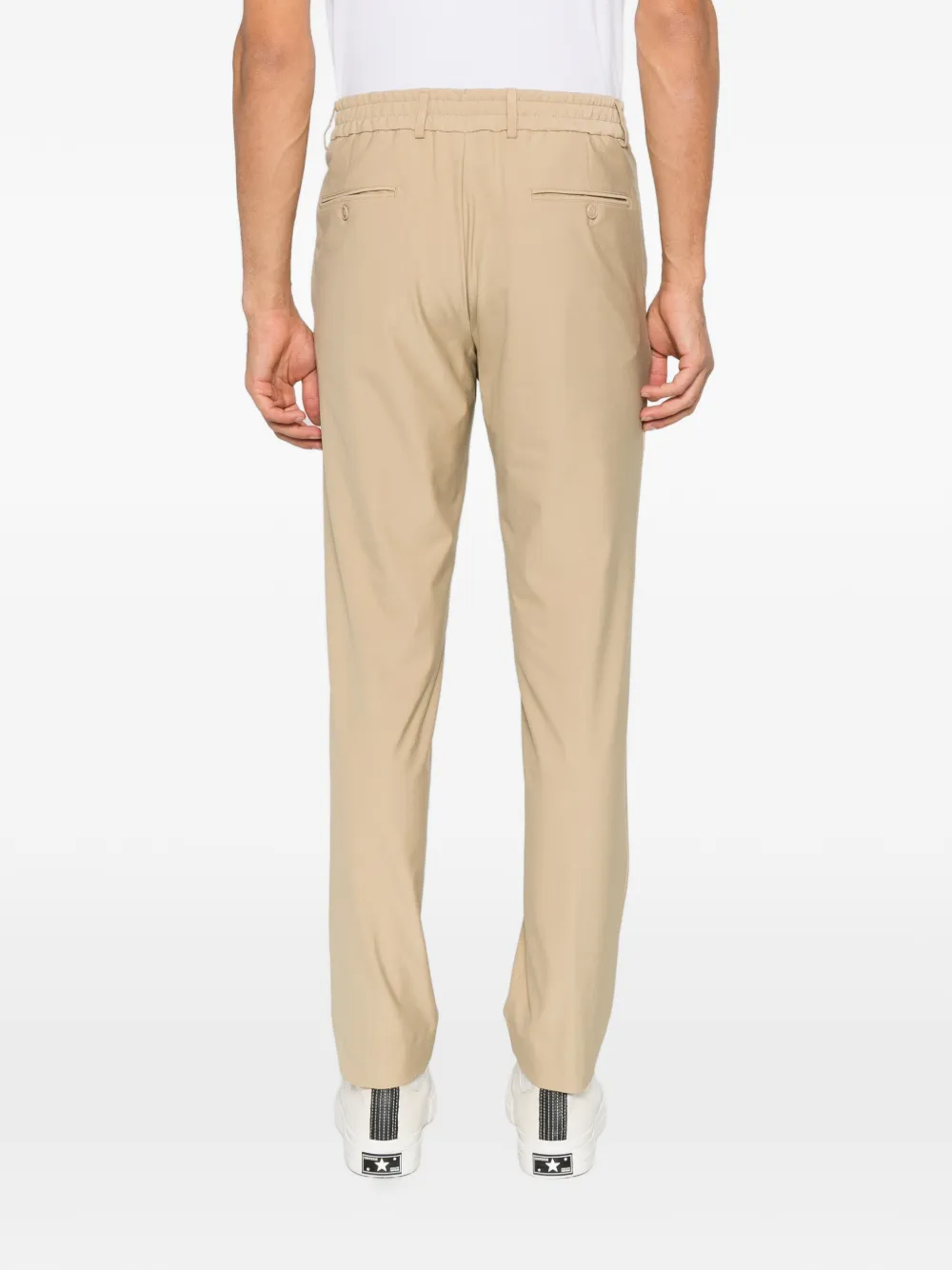 Karl Lagerfeld Pace drawstring-waist trousers Beige