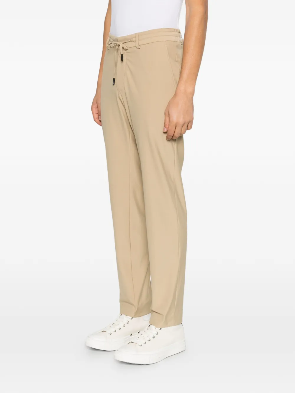 Karl Lagerfeld Pace drawstring-waist trousers Beige