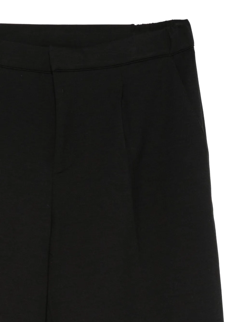 Karl Lagerfeld pleated-detail track pants Zwart