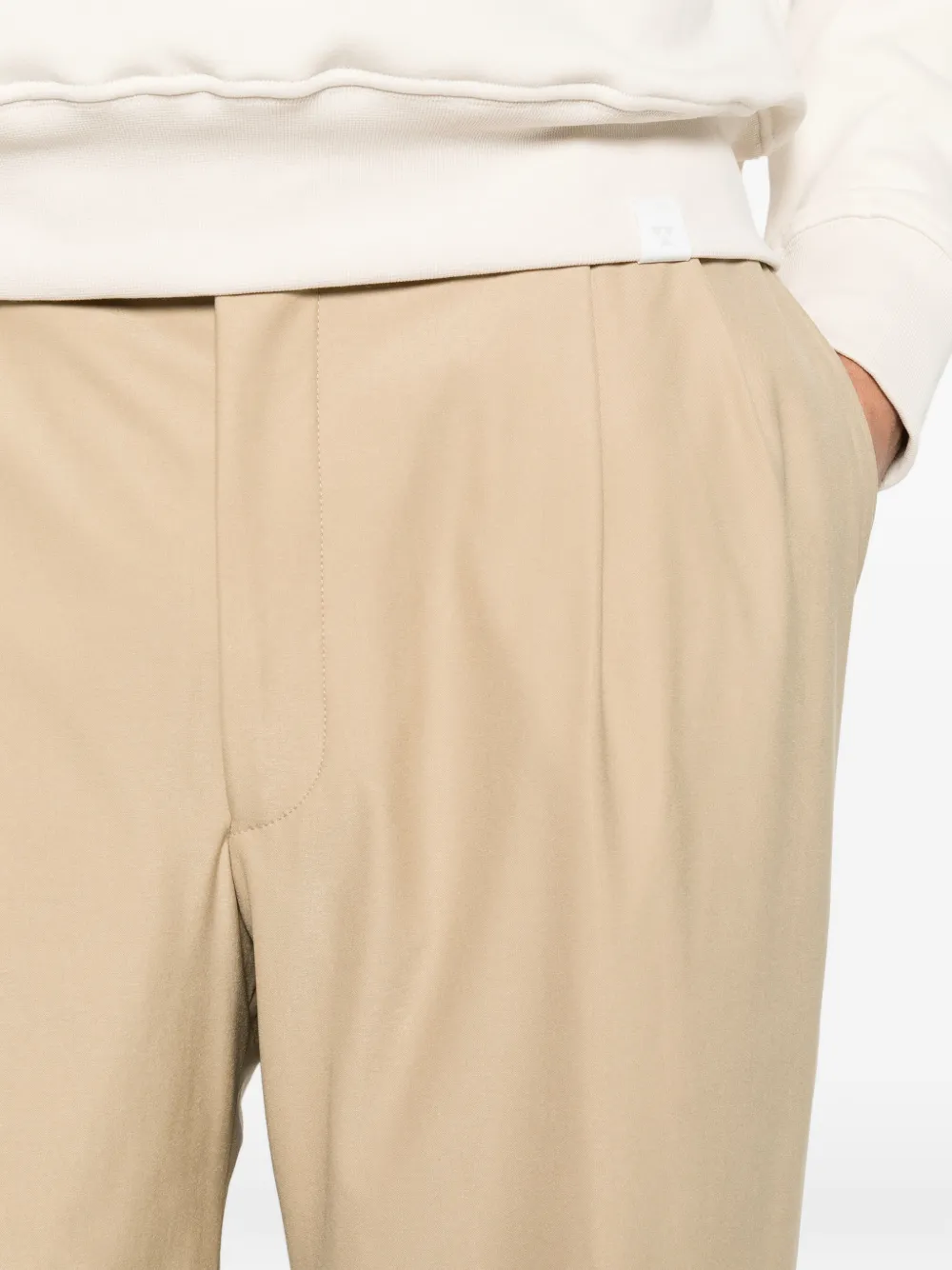 Karl Lagerfeld pleated trousers Beige