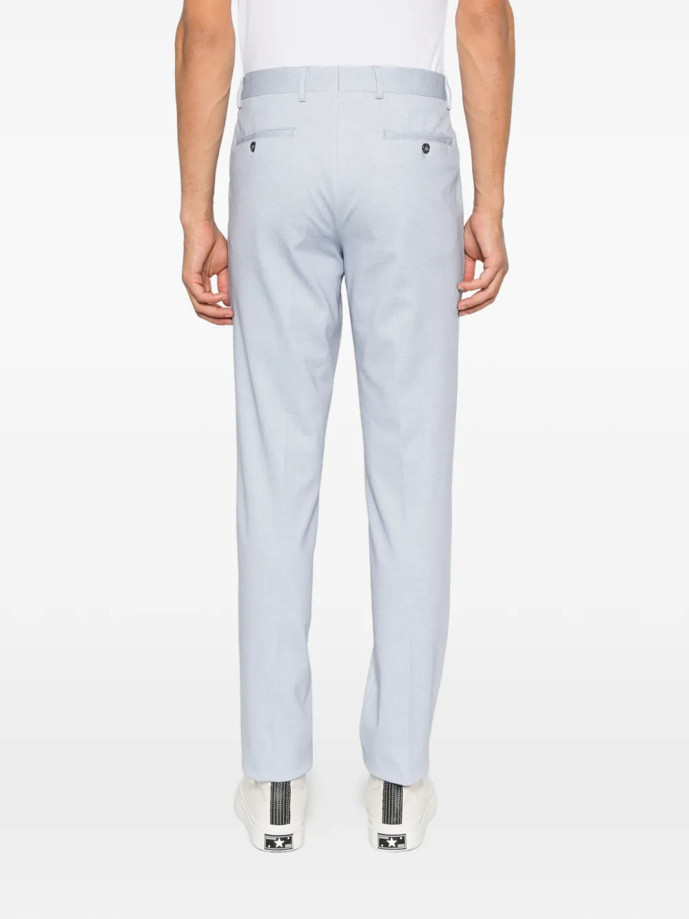 Karl Lagerfeld Road belt-loop trousers Blauw