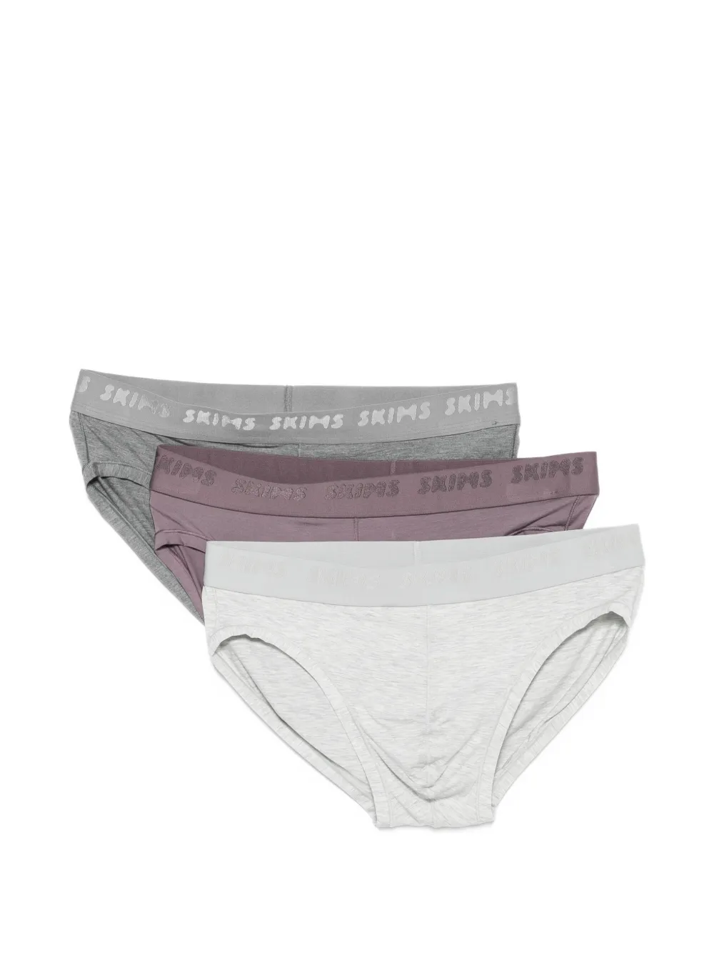Skims Slip con logo in vita (3 pezzi) - Grigio