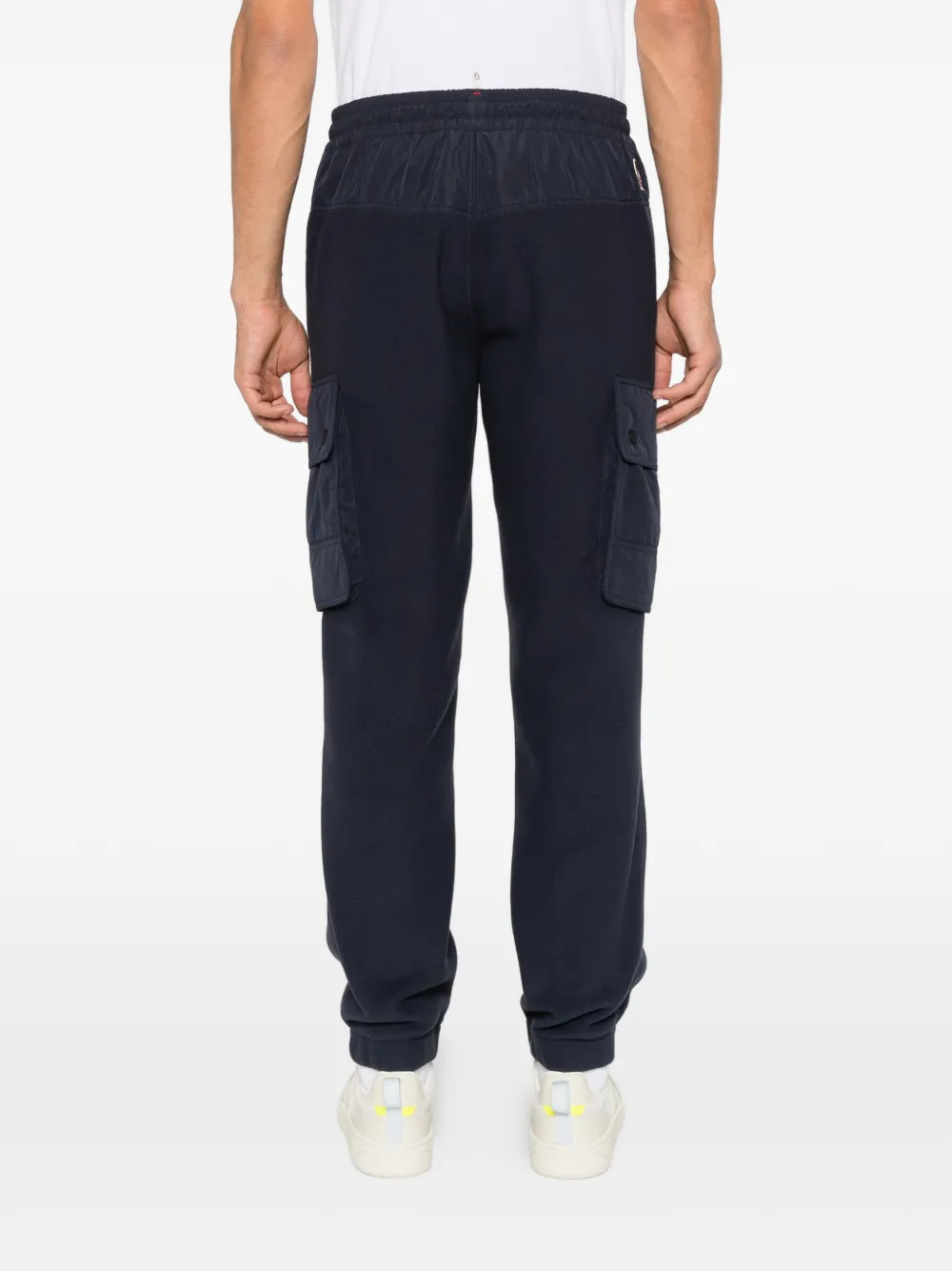 Moncler Grenoble fleece cargo pants Blauw