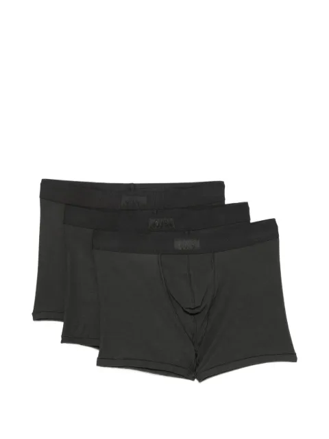 Skims logo-patch boxers (pack of three)