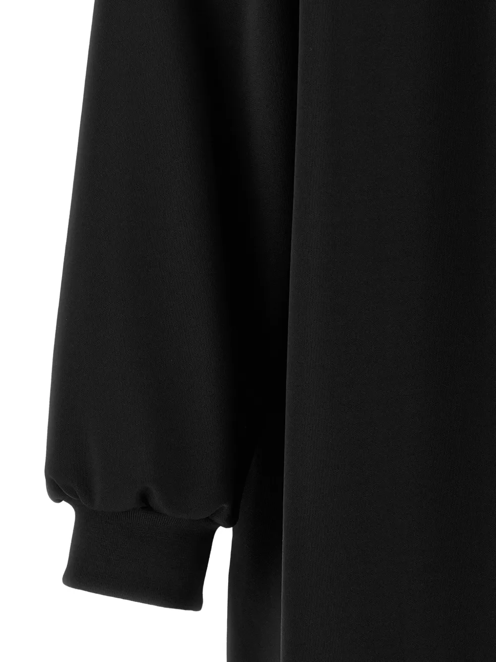 DI.LA3 PARI' Coda Lunga asymmetrical sweatshirt Zwart