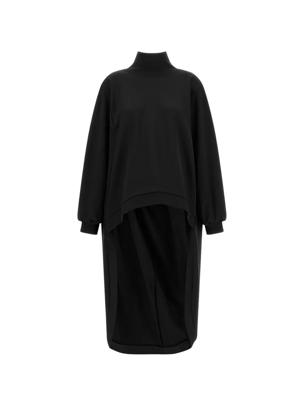 DI.LA3 PARI' Coda Lunga asymmetrical sweatshirt - Schwarz