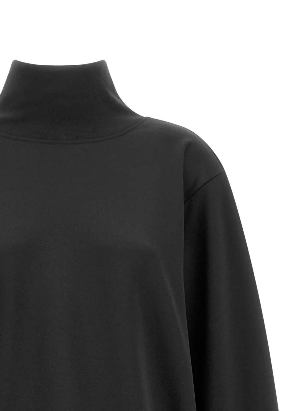 DI.LA3 PARI' Coda Lunga asymmetrical sweatshirt Zwart