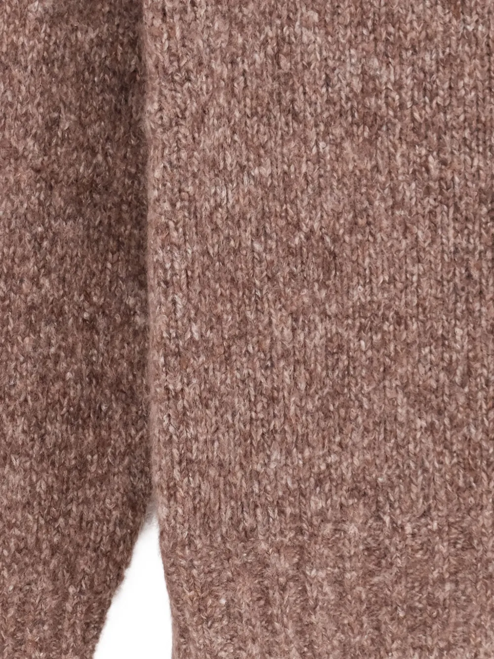 Brunello Cucinelli ribbed-knit turtleneck sweater Bruin
