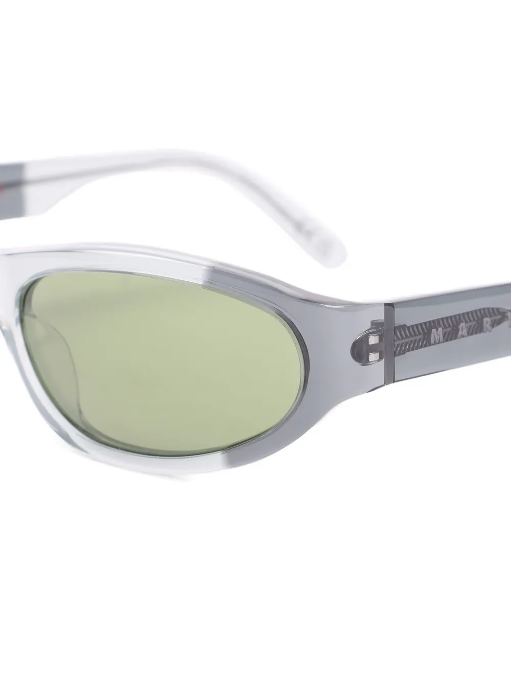 Marni Yozamei oval-frame sunglasses Grijs