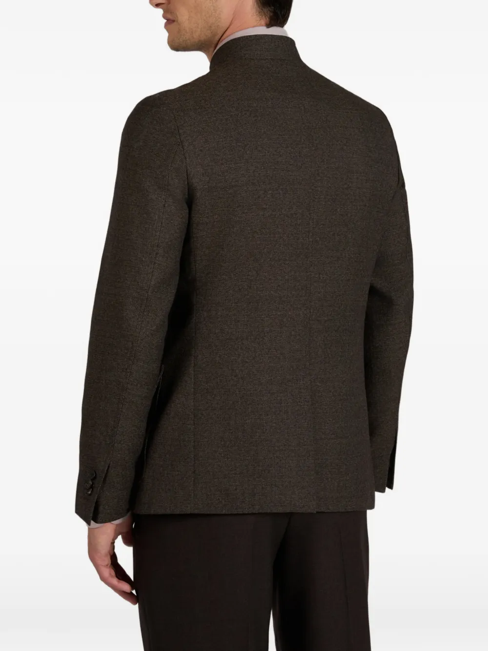 slowear Montedoro wool blazer Bruin