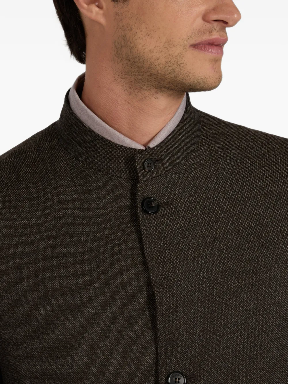 slowear Montedoro wool blazer Bruin