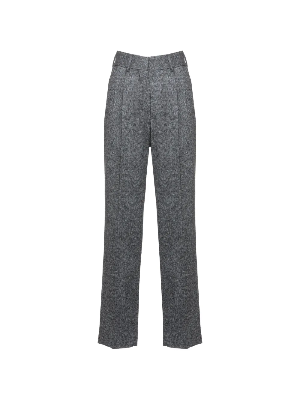 Blazé Milano Fox herringbone pleated trousers - Gris