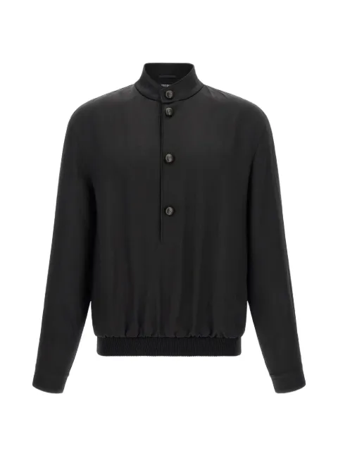 Zegna mulberry-silk 232 Road Brand Mark sweatshirt