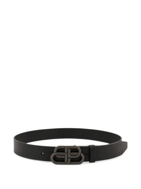 Balenciaga cinturón BB grande en negro