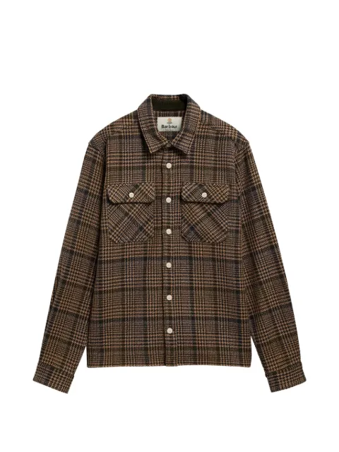 Barbour Millom relaxed houndstooth shirt