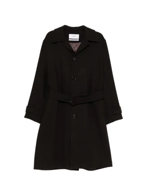 Lardini herringbone belted coat
