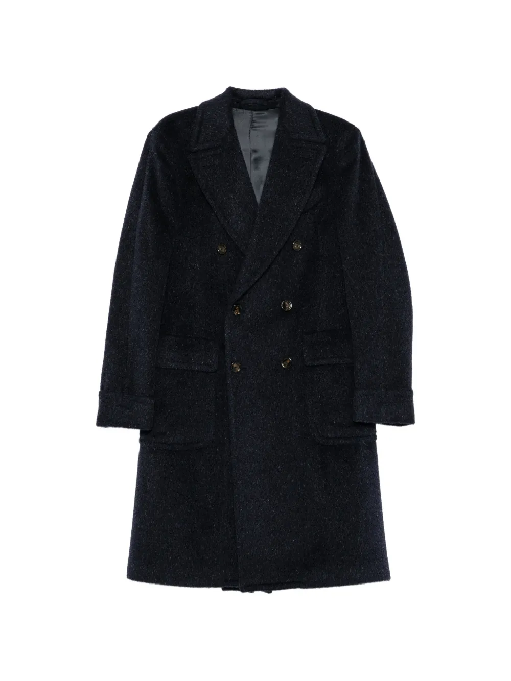 Lardini double-breasted coat - Blue