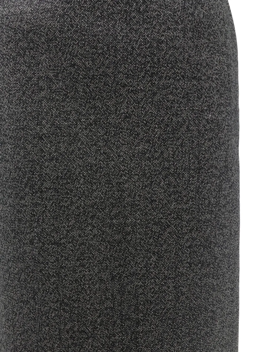 R2W rear-slit midi pencil skirt Grijs