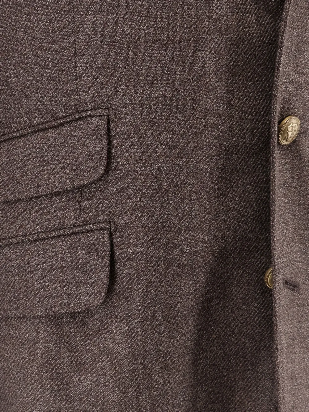 Brunello Cucinelli notch-lapel wool blazer Bruin