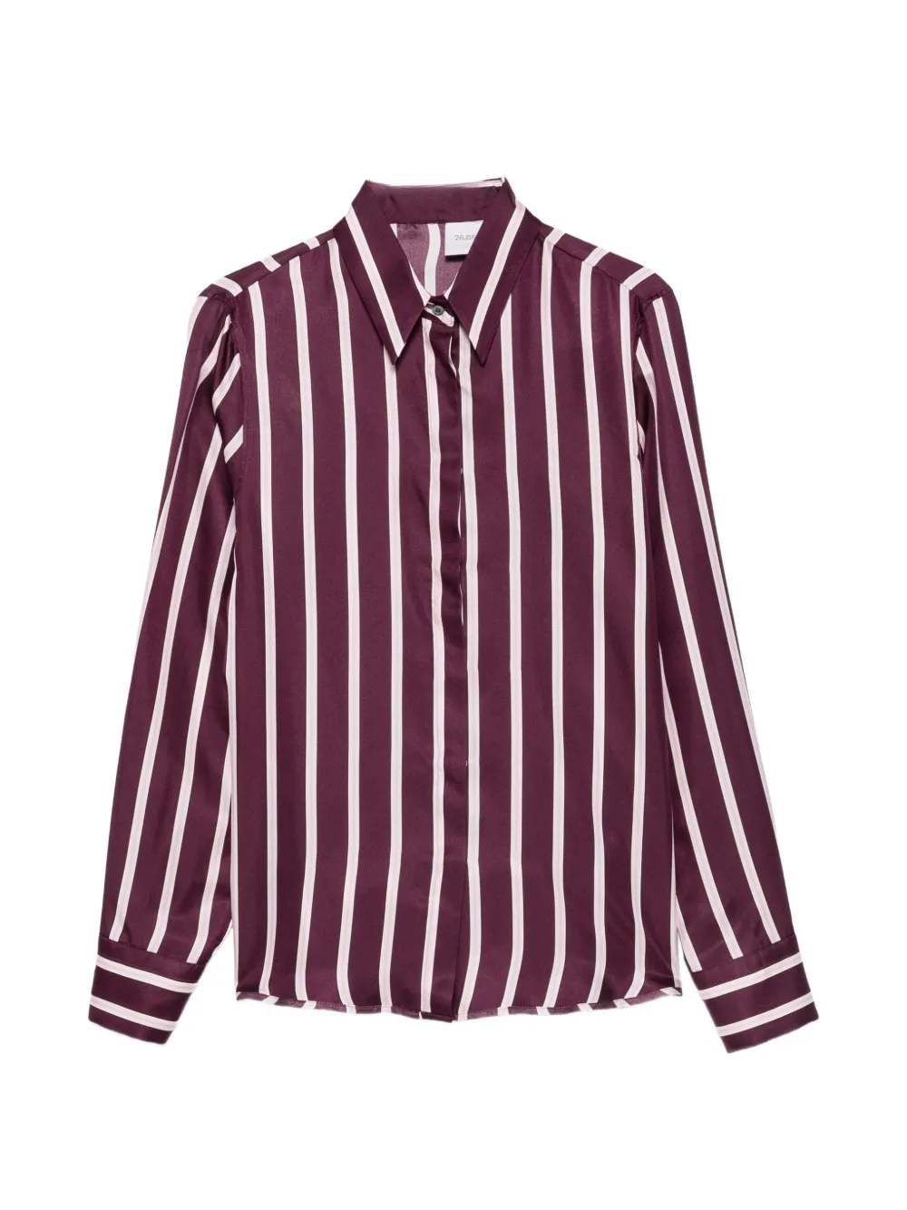 Caliban vertical-stripe shirt - Violet Caliban vertical-stripe shirt - Violet