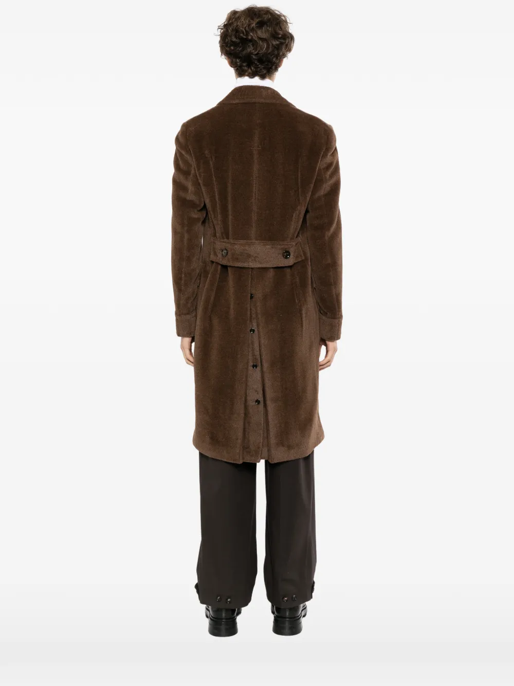 Lardini double-breasted coat Bruin