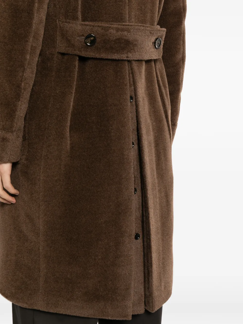 Lardini double-breasted coat Bruin
