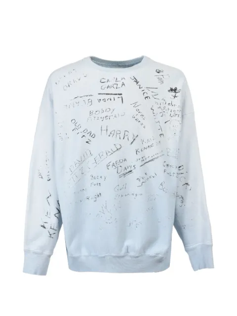BOW WOW Handwritten Memorial graphic-print sweatshirt