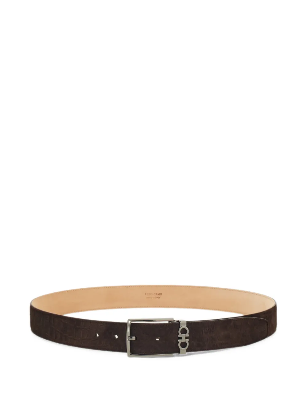 Ferragamo adjustable belt - Marrone