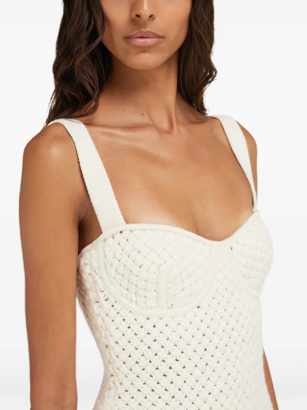 Ferragamo knitted dress Wit