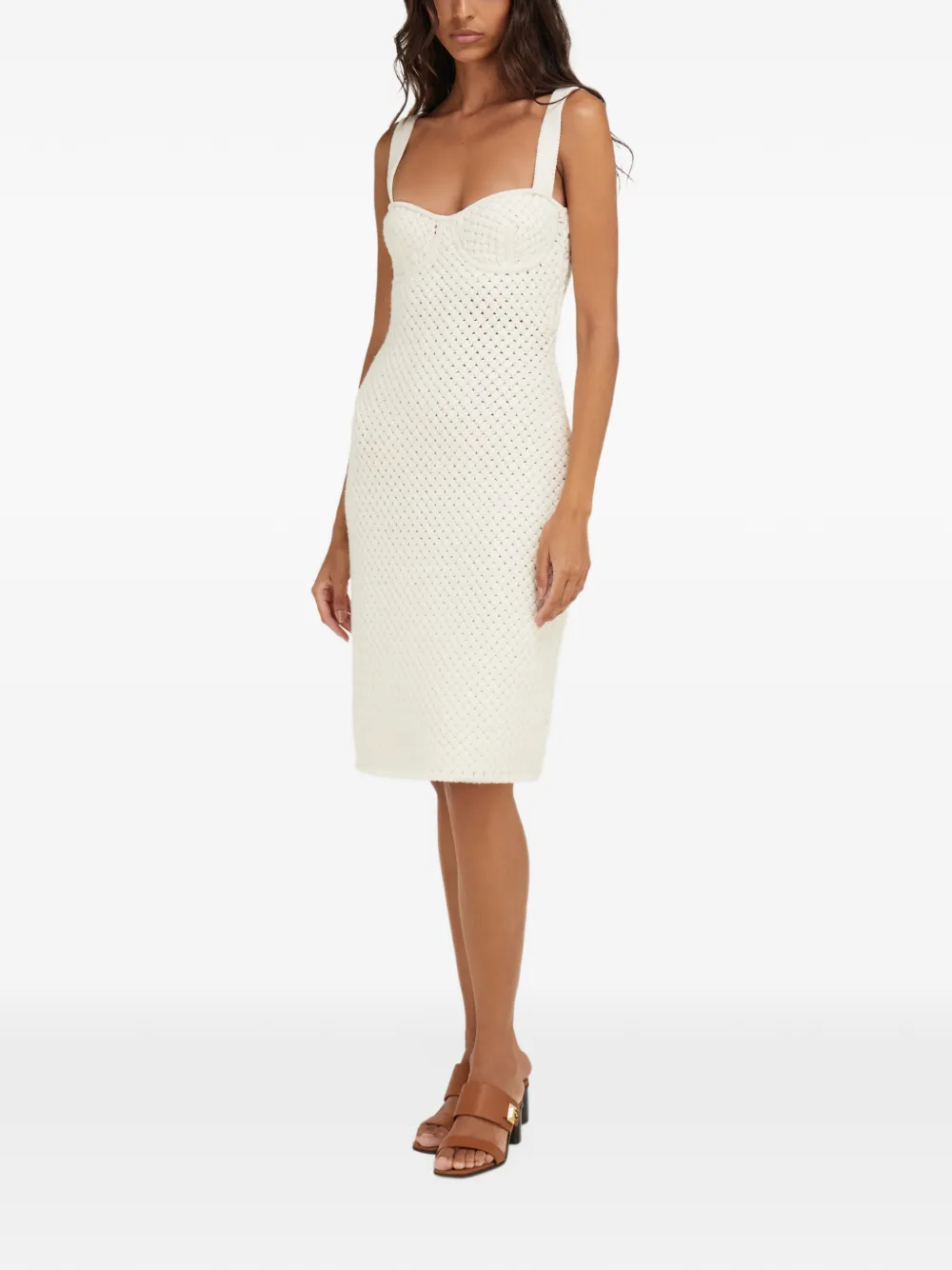 Ferragamo knitted dress Wit