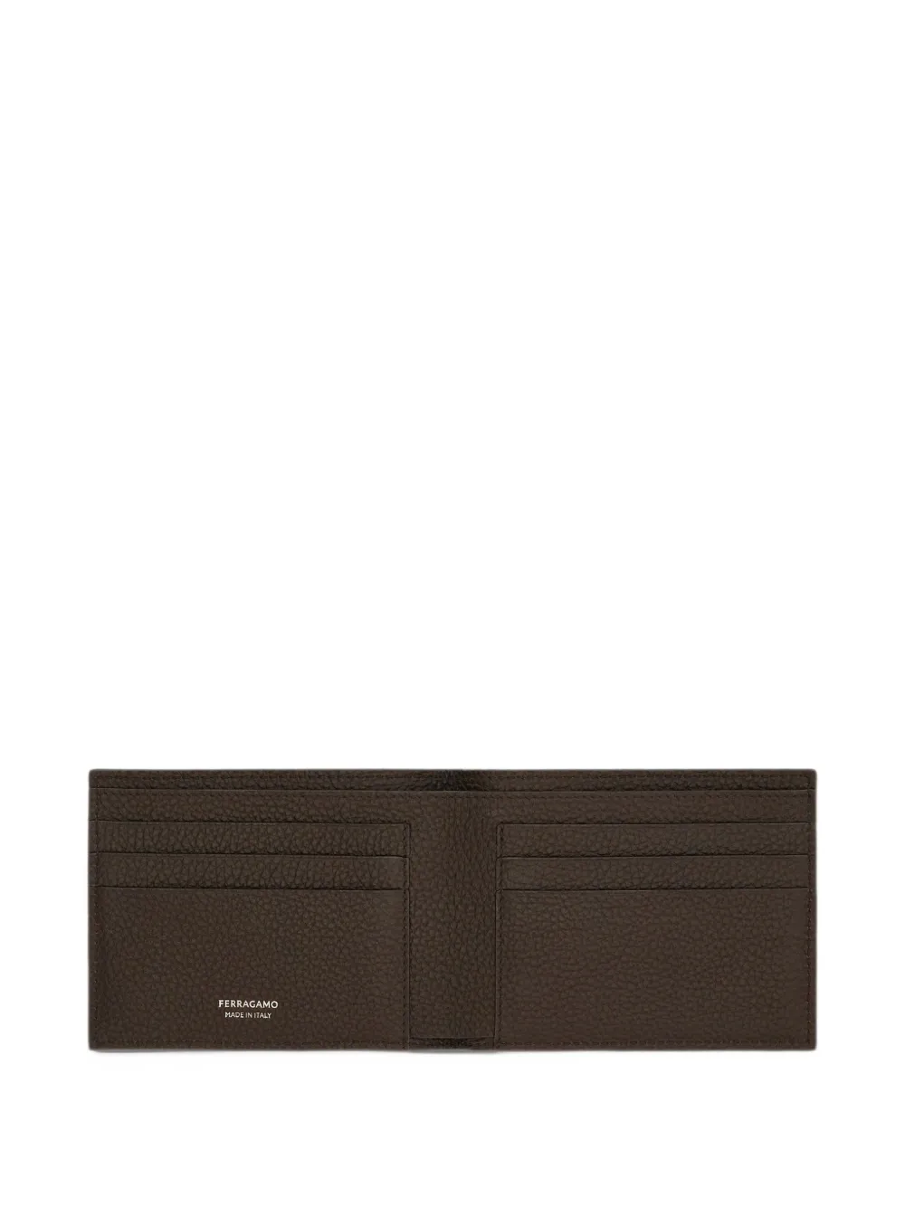 Ferragamo Gancini bifold wallet Zwart