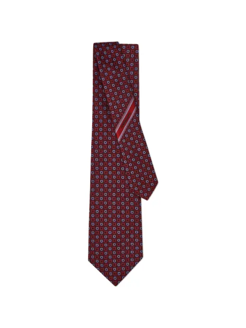 Ferragamo Gancini jacquard tie