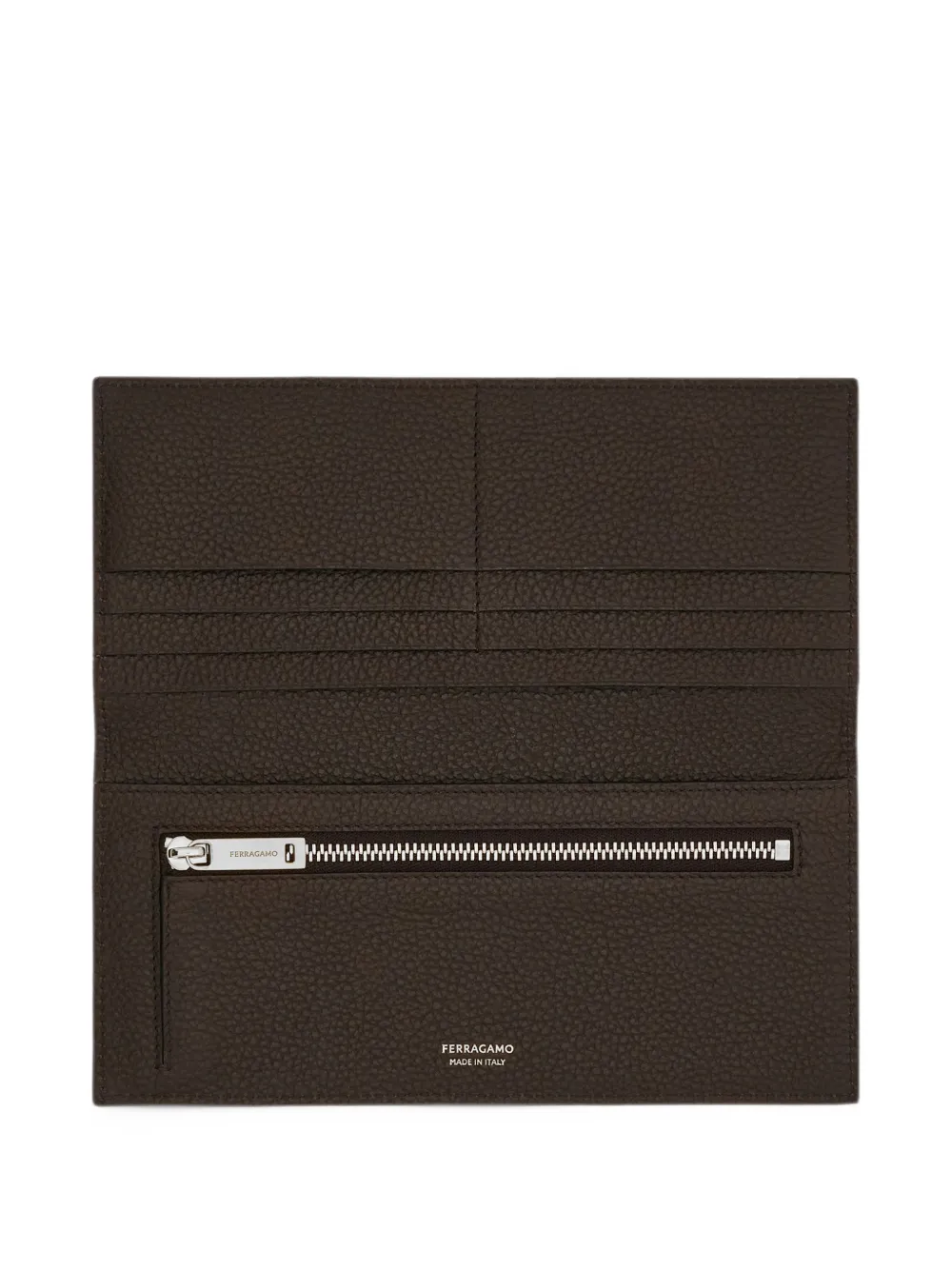 Ferragamo Gancini breast pocket wallet Zwart