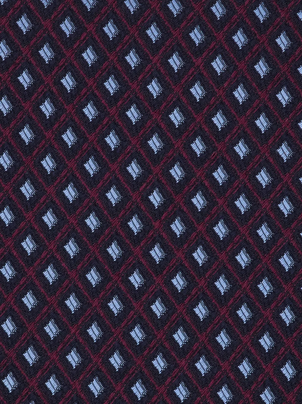 Ferragamo jacquard tie infinite inspirations Blauw