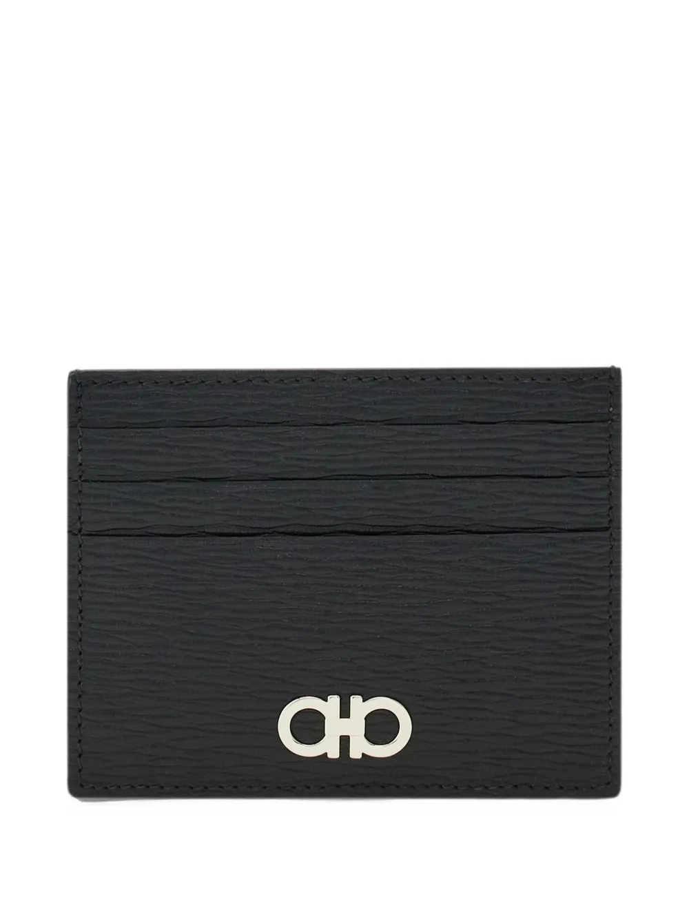 Ferragamo Gancini credit card holder - Nero