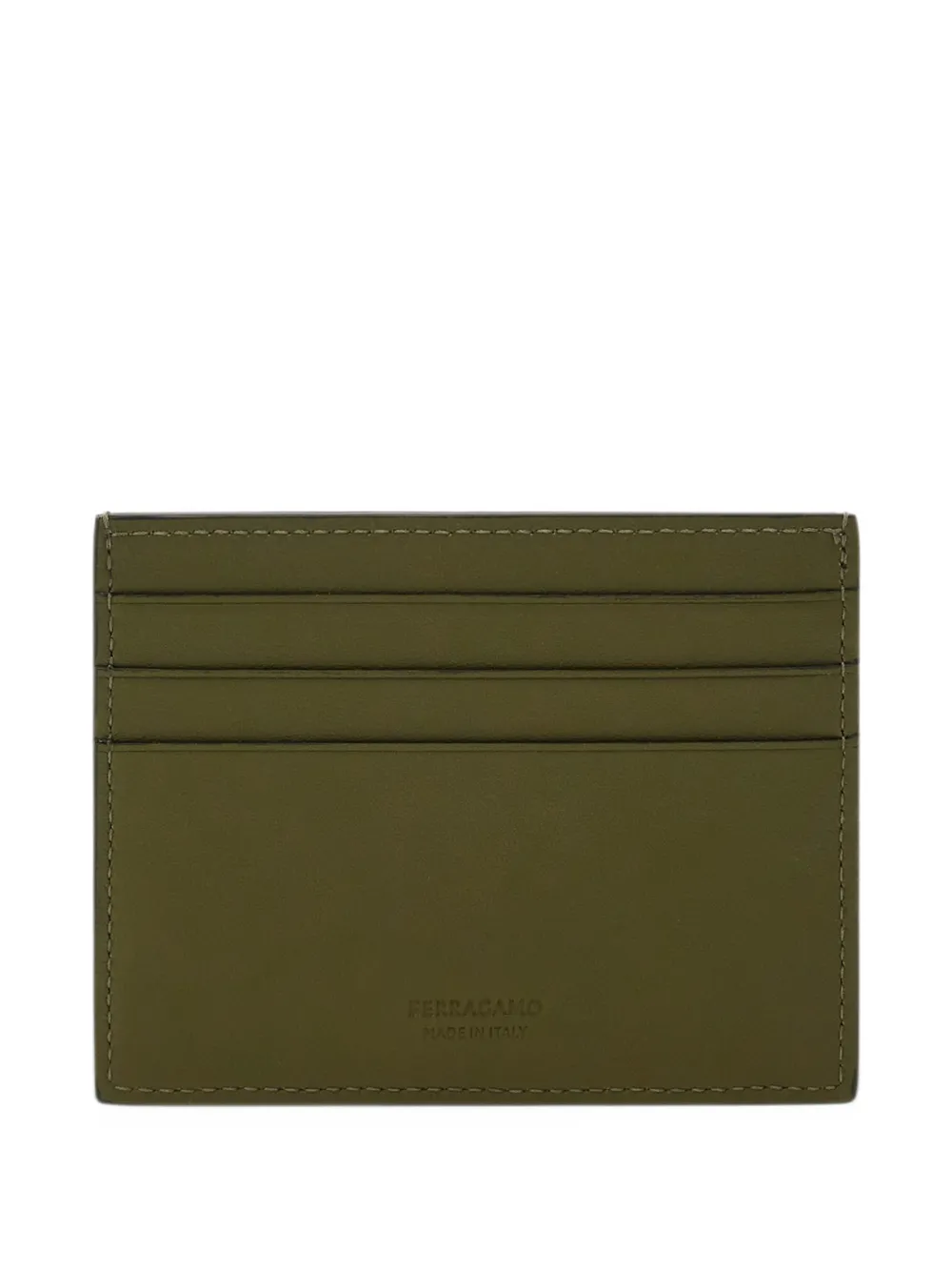 Ferragamo Gancini credit card holder Zwart