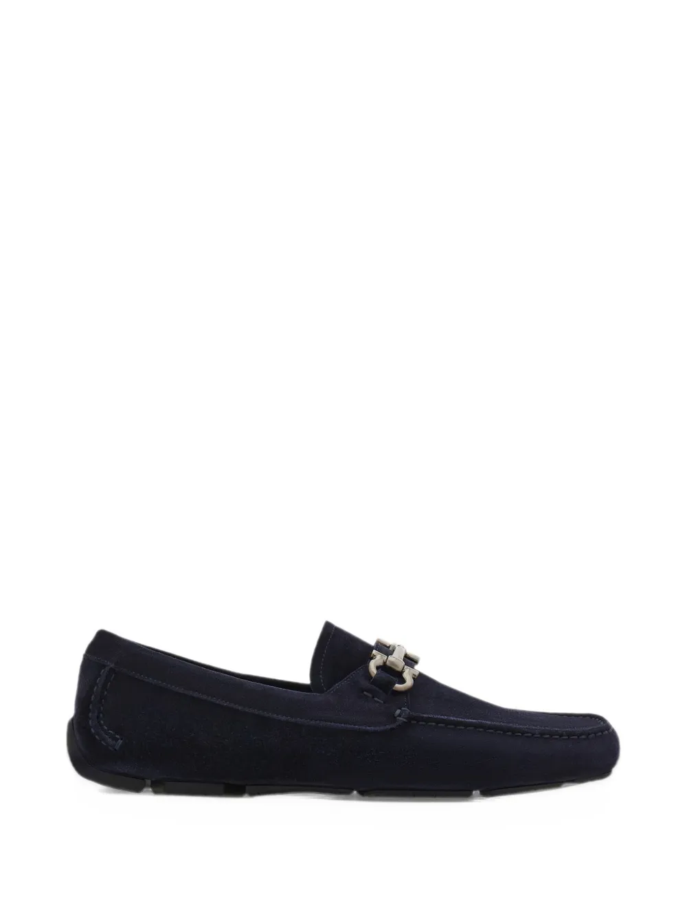 Ferragamo Gancini-ornament driver loafers - Blue