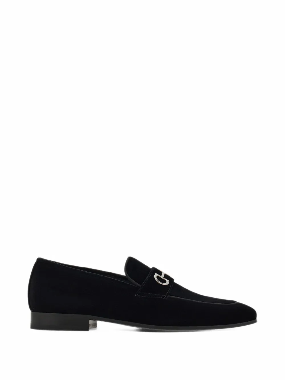 Ferragamo Gancini horsebit loafer - Schwarz