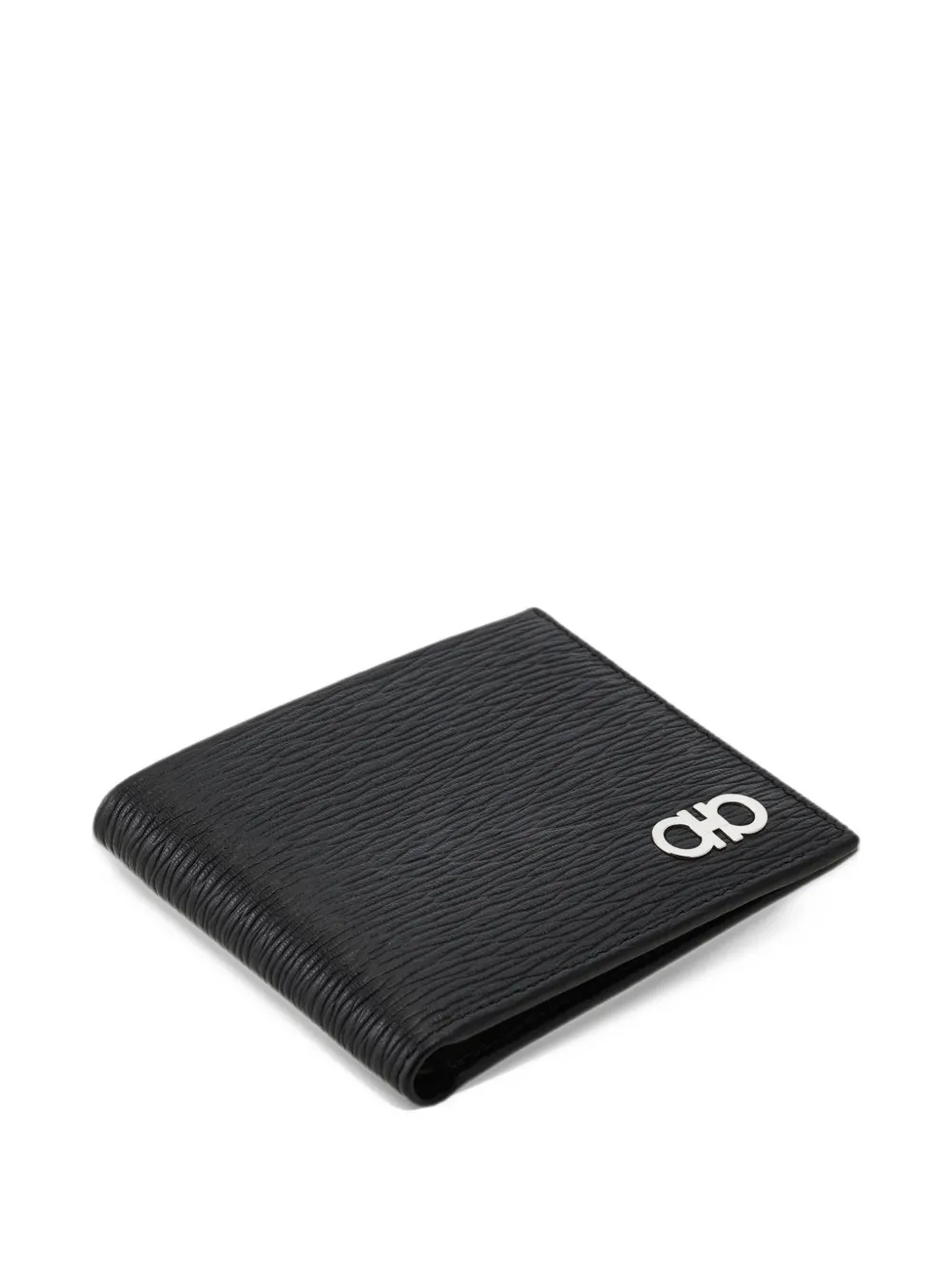 Ferragamo Gancini wallet Zwart