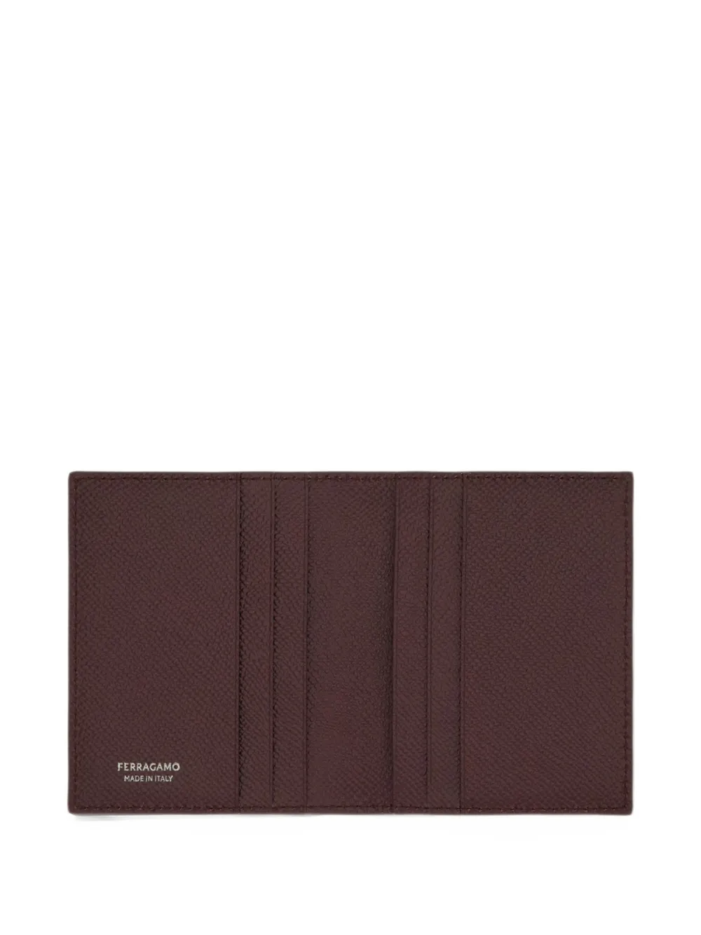 Ferragamo Gancini credit-card holder - Marrone