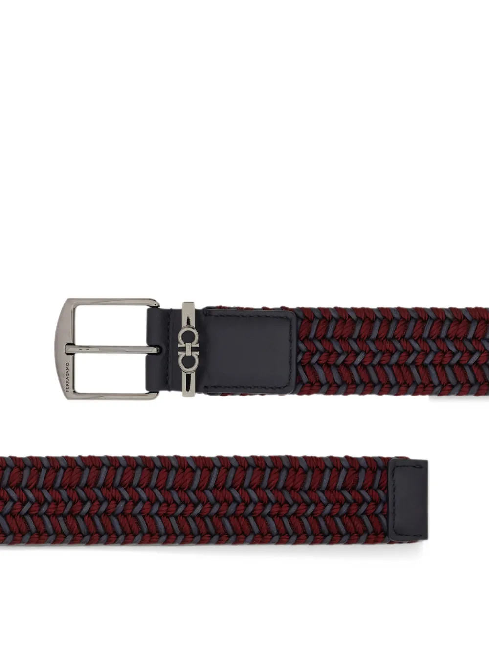 Ferragamo Woven belt Rood