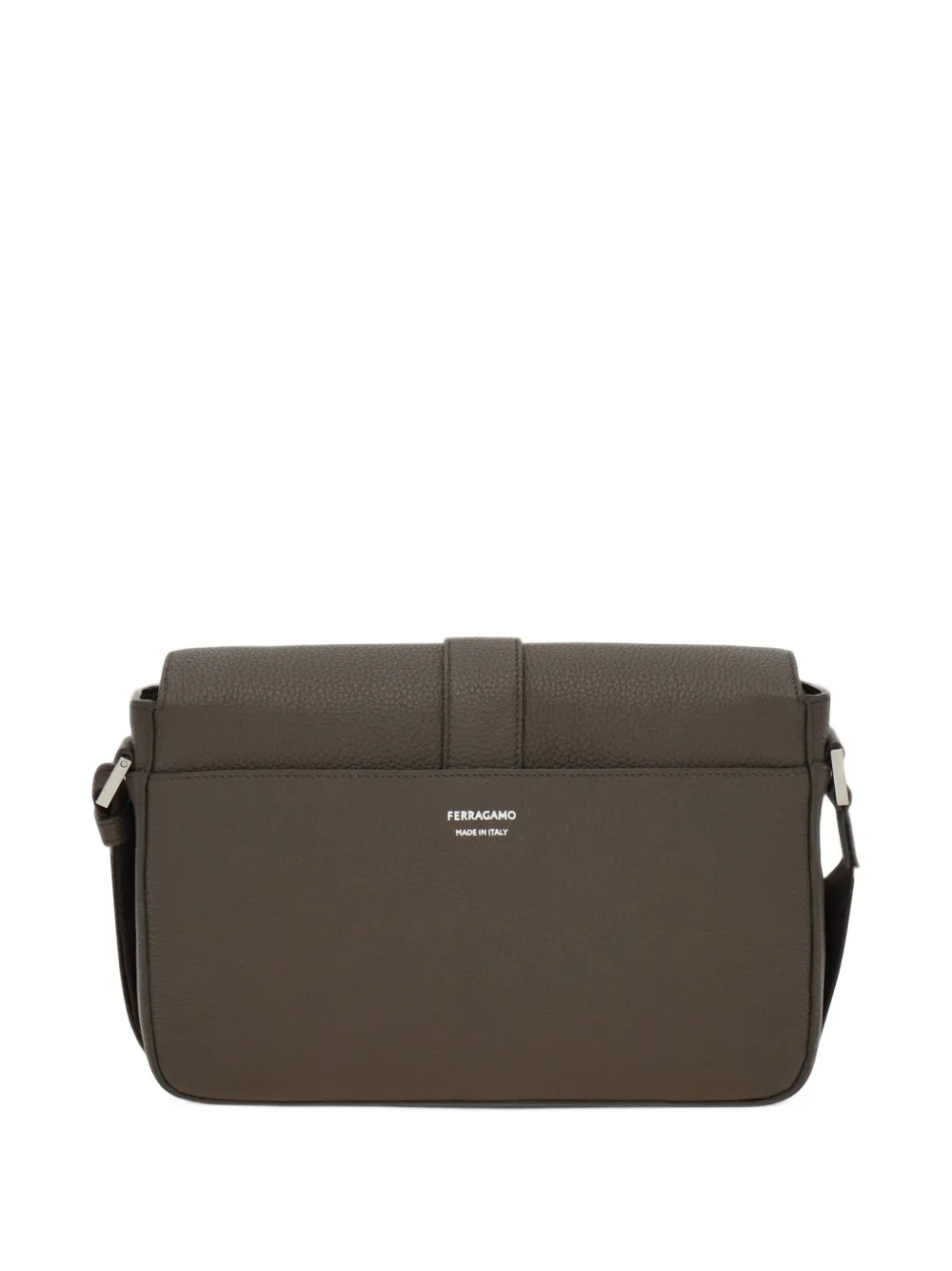 Ferragamo Hug buckle messenger bag Grijs