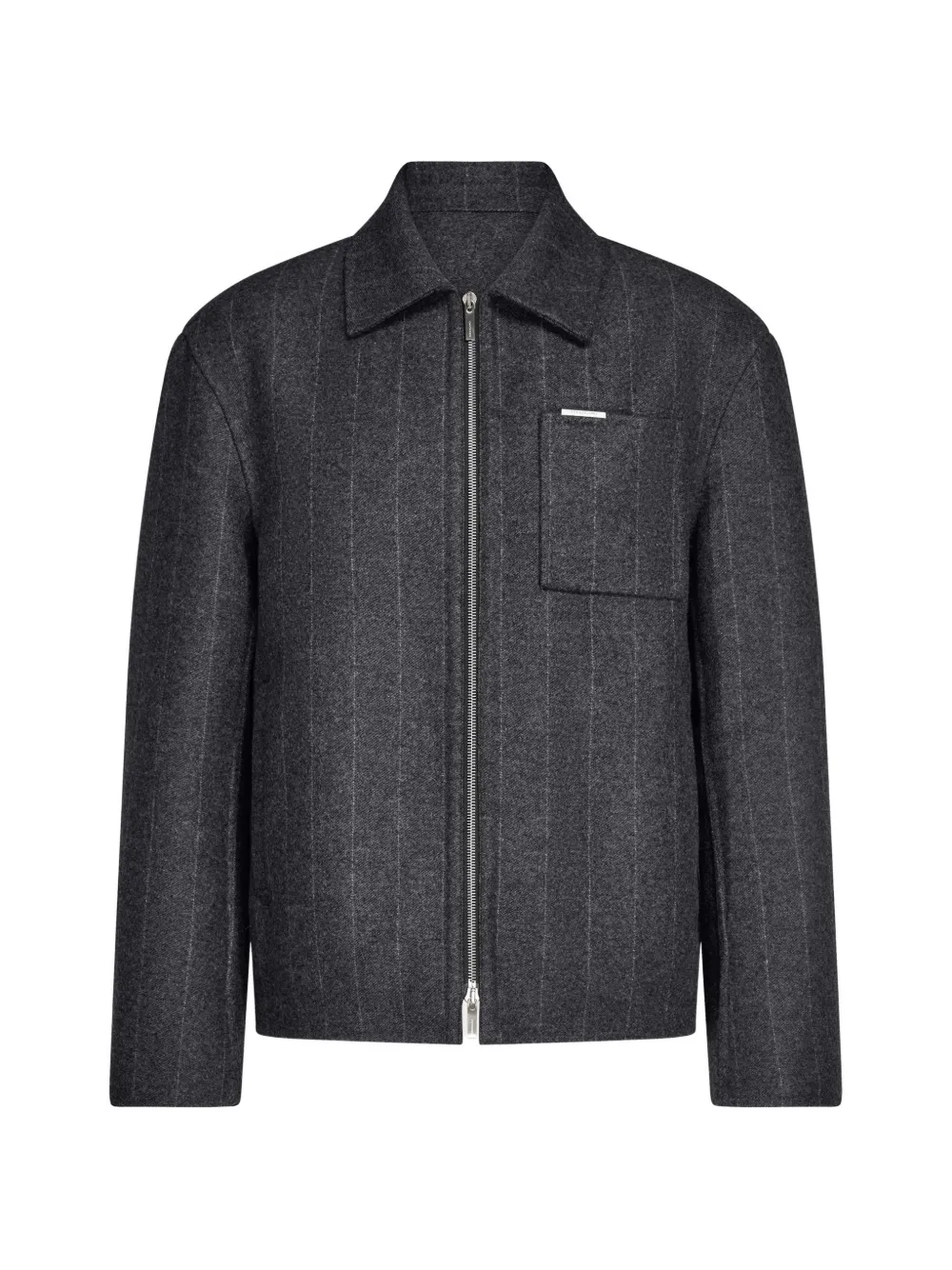 Ferragamo cashmere-blend blouson - Grigio