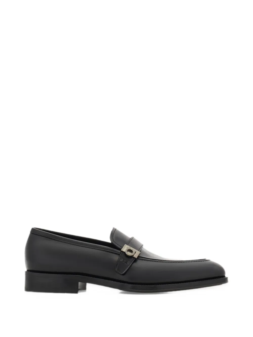 Ferragamo Loafer with Hug buckle - Nero